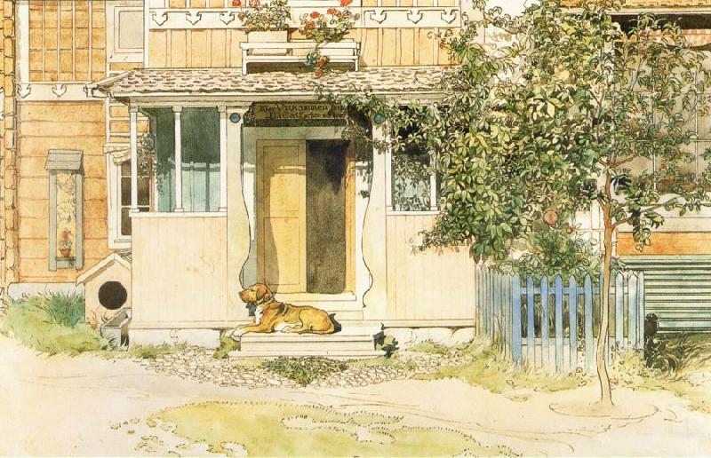 Carl Larsson The Veranda china oil painting image